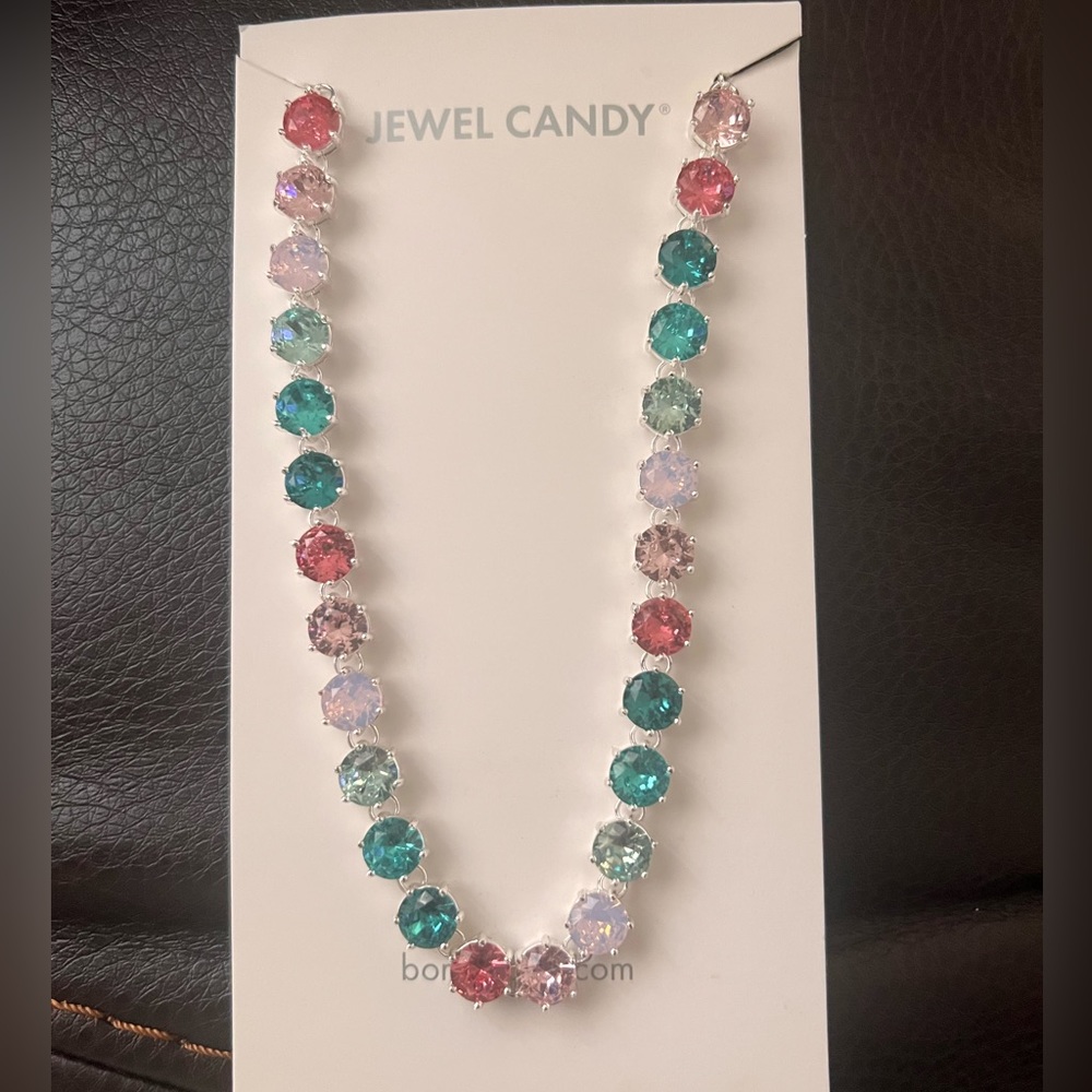 Bomb Party Jewel Candy Necklace Bubblegum Sparkle